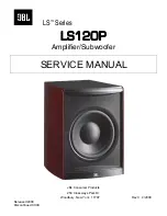 Предварительный просмотр 1 страницы JBL LS Series Service Manual