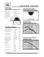 Предварительный просмотр 1 страницы JBL P1022 Technical Data