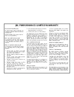 Preview for 159 page of JBL Performance AV1 User Manual