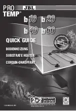 JBL PRO TEMP b 10 Quick Manual предпросмотр