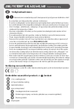 Предварительный просмотр 10 страницы JBL PRO TEMP b 10 Quick Manual
