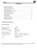 Предварительный просмотр 2 страницы JBL PS1400 Service Manual