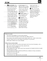 Предварительный просмотр 5 страницы JBL PS1400 Service Manual
