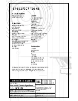 JBL SCS150SI Owner'S Manual preview