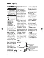 Preview for 2 page of JBL Simply Cinema SCS200.5 Owner'S Manual