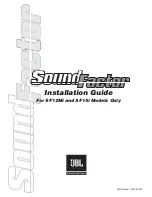 Предварительный просмотр 1 страницы JBL SoundFactor SF12Mi Installation Manual