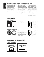 Предварительный просмотр 2 страницы JBL Soundpoint SP5 Owner'S Manual