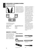 Предварительный просмотр 4 страницы JBL Soundpoint SP5 Owner'S Manual