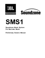 JBL Soundzone SMS1 Owner'S Manual preview