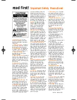 Предварительный просмотр 2 страницы JBL TLX PS10 Simple Setup Manual