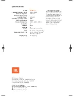 Preview for 6 page of JBL TLX271P Simple Setup Manual