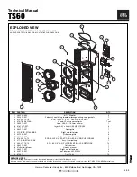 Preview for 2 page of JBL TS60 Technical Manual