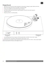 Preview for 8 page of JBL TT350 Classic Owner'S Manual