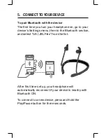 Preview for 5 page of JBL UA Sport Wireless Flex User Manual