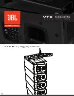 JBL VTX Series Manual предпросмотр