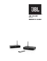 JBL WEM-1 Owner'S Manual preview