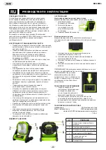 Предварительный просмотр 20 страницы JBM 60004 Instruction Manual