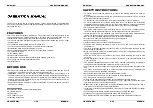 Предварительный просмотр 3 страницы JBSYSTEMS Light Dynamo Operation Manual