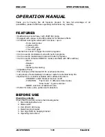Preview for 2 page of JBSYSTEMS Light FALCON Operation Manual