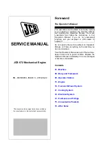 Preview for 1 page of jcb 672 Service Manual