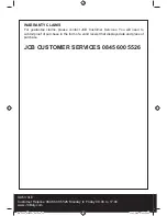 Preview for 36 page of jcb JCB-CS38 Safety And Operating Manual