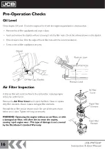 Preview for 16 page of jcb JCB-PW7532P Instructions & User'S Manual