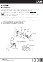 Предварительный просмотр 13 страницы jcb JCB-WP80T Instructions & User'S Manual