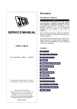 Preview for 1 page of jcb VM117 Service Manual