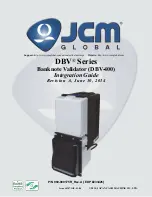 JCM GLOBAL DBV Series Integration Manual предпросмотр