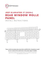 Предварительный просмотр 1 страницы JCROffroad JTRWP Installation Instructions Manual