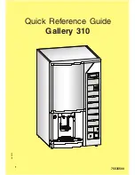 JDE Gallery 310 Quick Reference Manual preview