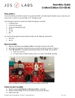 Предварительный просмотр 1 страницы JDS Labs O2+ODAC Assembly Manual