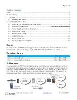 Предварительный просмотр 2 страницы JDS Uniphase IP Video Test Option HST-3000 Testing Manual