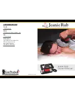 Jeanie Rub 3401 Owner'S Manual preview