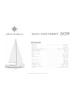 Jeanneau Sun odyssey 509 User Manual предпросмотр