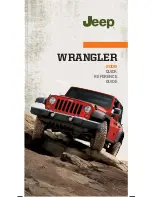Jeep 2009 Wrangler Quick Reference Manual preview