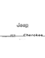 Предварительный просмотр 1 страницы Jeep 2016 CHEROKEE Owner'S Manual