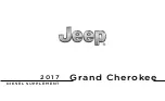 Jeep CHEROKEE 2017 Manual preview