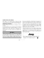 Предварительный просмотр 2 страницы Jeep Compass 2015 Owner'S Manual