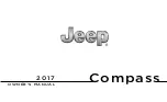 Предварительный просмотр 1 страницы Jeep compass 2017 Owner'S Manual