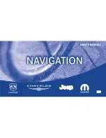 Jeep Navigation User Manual preview