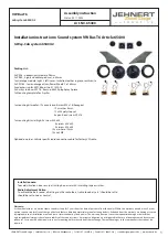 JEHNERT SOUND DESIGN 65400 Assembly Instruction Manual preview