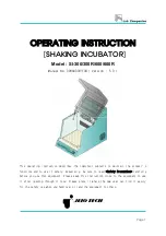 Preview for 2 page of Jeio tech Lab companion SI-300 Operating	 Instruction