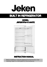 Предварительный просмотр 37 страницы Jeken JRFS197P1W-11 WHITE Instruction Manual