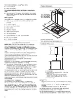 Предварительный просмотр 4 страницы Jenn-Air 36" Installation Instructions And Use & Care Manual