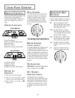 Предварительный просмотр 4 страницы Jenn-Air Electric Cooktops User Manual