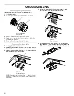 Preview for 24 page of Jenn-Air FREESTANDING OUTDOOR GRILLS Installation Instructions And Use & Care Manual