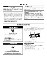 Предварительный просмотр 4 страницы Jenn-Air JB36NXFXLW00 User & Care Manual