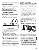 Предварительный просмотр 21 страницы Jenn-Air JB36NXFXLW00 User & Care Manual