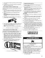 Предварительный просмотр 27 страницы Jenn-Air JB36NXFXLW00 User & Care Manual